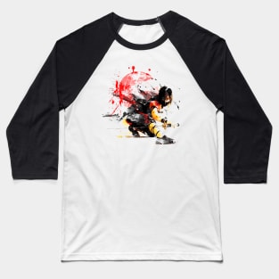 Asian Warrior Baseball T-Shirt